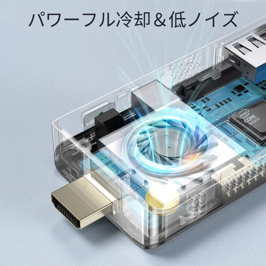 NiPoGi T6P1スティックpc Windows10 Pro ミニpc インテル Celeron N4000（最大2.6GHz）mini pc 8GB DDR4 128GB eMMC ミニパソコン 4K HDMI 自動電源オン 2.4G / 5G WiFi Bluetooth4.2 ポケットサイズ 軽量 省電力 小型pc